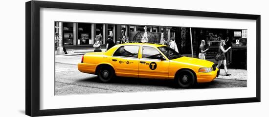 Safari CityPop Collection - New York Yellow Cab in Soho VI-Philippe Hugonnard-Framed Photographic Print