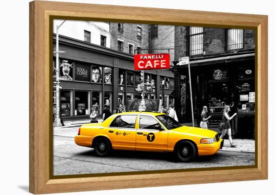 Safari CityPop Collection - New York Yellow Cab in Soho-Philippe Hugonnard-Framed Premier Image Canvas