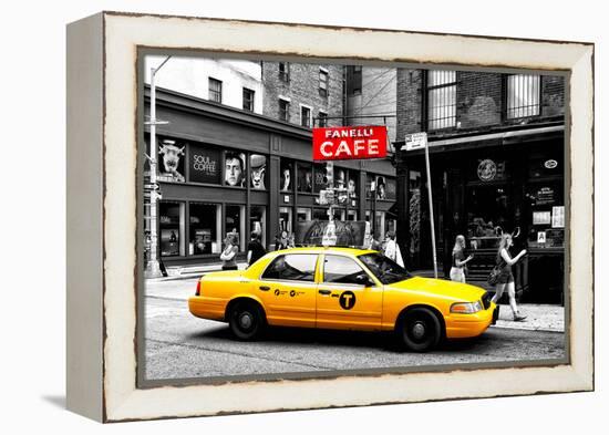 Safari CityPop Collection - New York Yellow Cab in Soho-Philippe Hugonnard-Framed Premier Image Canvas