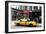 Safari CityPop Collection - New York Yellow Cab in Soho-Philippe Hugonnard-Framed Photographic Print