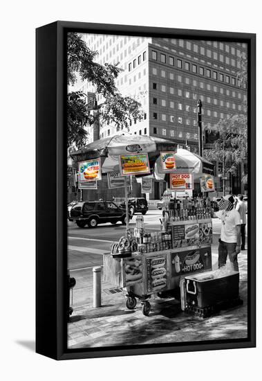 Safari CityPop Collection - NYC Hot Dog with Zebra Man-Philippe Hugonnard-Framed Premier Image Canvas