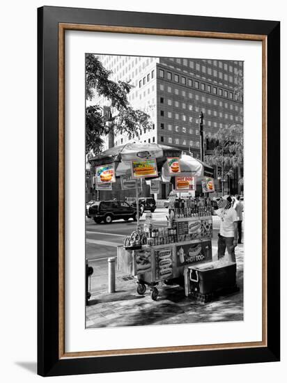 Safari CityPop Collection - NYC Hot Dog with Zebra Man-Philippe Hugonnard-Framed Photographic Print