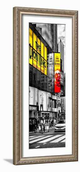 Safari CityPop Collection - Times Square Lion King II-Philippe Hugonnard-Framed Photographic Print