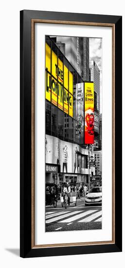 Safari CityPop Collection - Times Square Lion King II-Philippe Hugonnard-Framed Photographic Print