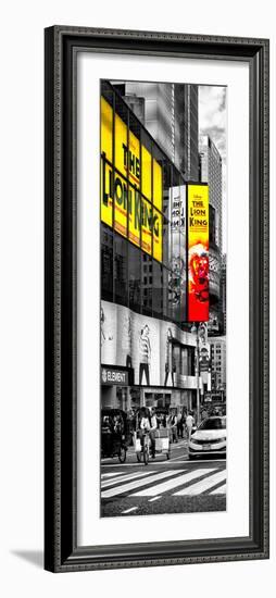 Safari CityPop Collection - Times Square Lion King II-Philippe Hugonnard-Framed Photographic Print