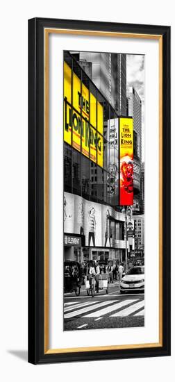 Safari CityPop Collection - Times Square Lion King II-Philippe Hugonnard-Framed Photographic Print