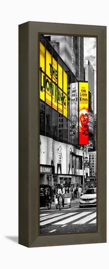 Safari CityPop Collection - Times Square Lion King II-Philippe Hugonnard-Framed Premier Image Canvas
