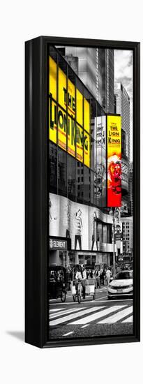 Safari CityPop Collection - Times Square Lion King II-Philippe Hugonnard-Framed Premier Image Canvas