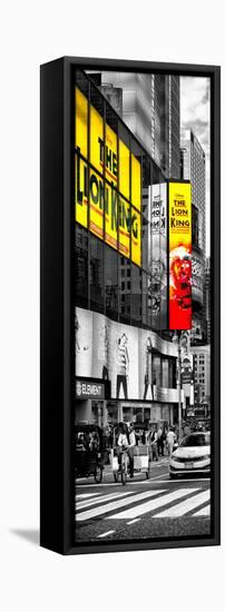 Safari CityPop Collection - Times Square Lion King II-Philippe Hugonnard-Framed Premier Image Canvas