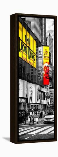 Safari CityPop Collection - Times Square Lion King II-Philippe Hugonnard-Framed Premier Image Canvas