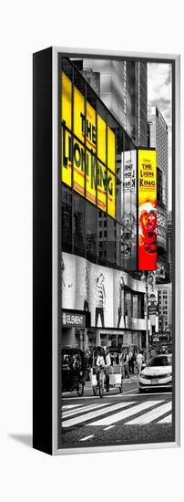 Safari CityPop Collection - Times Square Lion King II-Philippe Hugonnard-Framed Premier Image Canvas