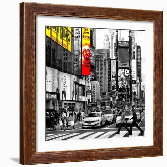 Safari CityPop Collection - Times Square Lion King IV-Philippe Hugonnard-Framed Photographic Print