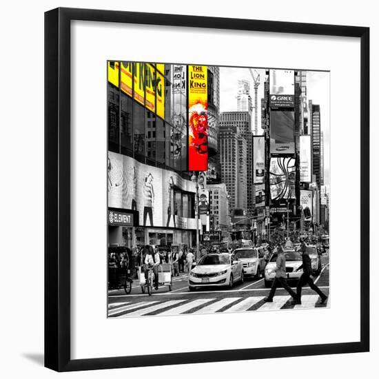 Safari CityPop Collection - Times Square Lion King IV-Philippe Hugonnard-Framed Photographic Print