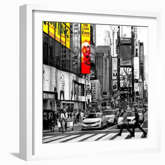 Safari CityPop Collection - Times Square Lion King IV-Philippe Hugonnard-Framed Photographic Print