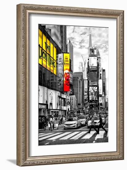 Safari CityPop Collection - Times Square Lion King-Philippe Hugonnard-Framed Photographic Print