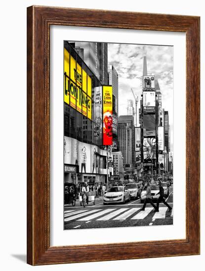 Safari CityPop Collection - Times Square Lion King-Philippe Hugonnard-Framed Photographic Print