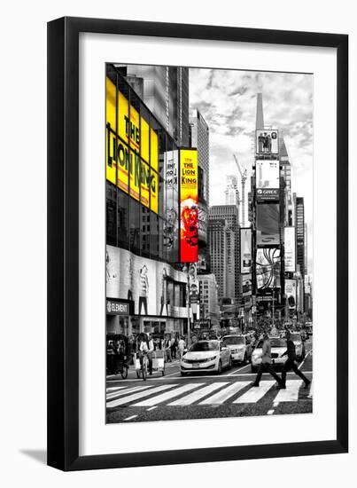 Safari CityPop Collection - Times Square Lion King-Philippe Hugonnard-Framed Photographic Print