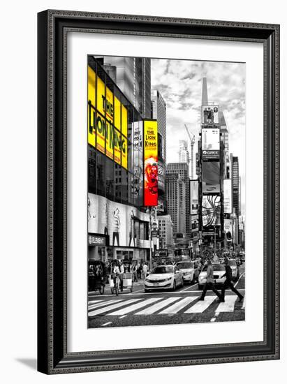Safari CityPop Collection - Times Square Lion King-Philippe Hugonnard-Framed Photographic Print