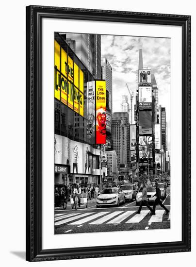 Safari CityPop Collection - Times Square Lion King-Philippe Hugonnard-Framed Photographic Print