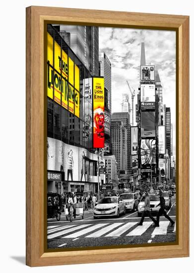 Safari CityPop Collection - Times Square Lion King-Philippe Hugonnard-Framed Premier Image Canvas