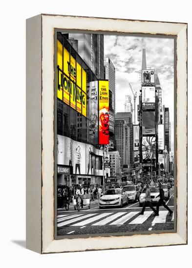 Safari CityPop Collection - Times Square Lion King-Philippe Hugonnard-Framed Premier Image Canvas