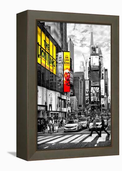 Safari CityPop Collection - Times Square Lion King-Philippe Hugonnard-Framed Premier Image Canvas