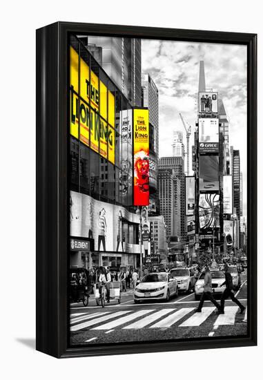 Safari CityPop Collection - Times Square Lion King-Philippe Hugonnard-Framed Premier Image Canvas