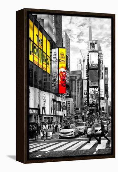 Safari CityPop Collection - Times Square Lion King-Philippe Hugonnard-Framed Premier Image Canvas