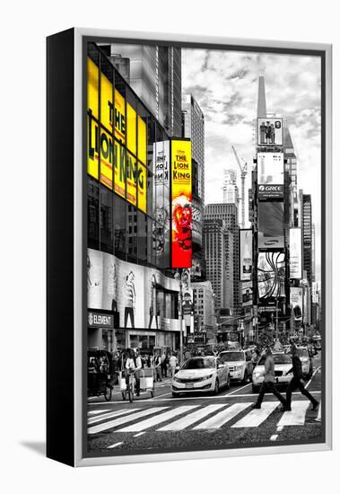 Safari CityPop Collection - Times Square Lion King-Philippe Hugonnard-Framed Premier Image Canvas