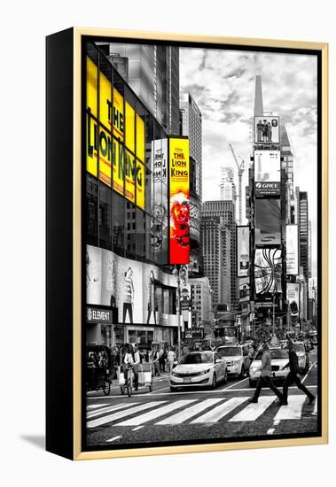 Safari CityPop Collection - Times Square Lion King-Philippe Hugonnard-Framed Premier Image Canvas