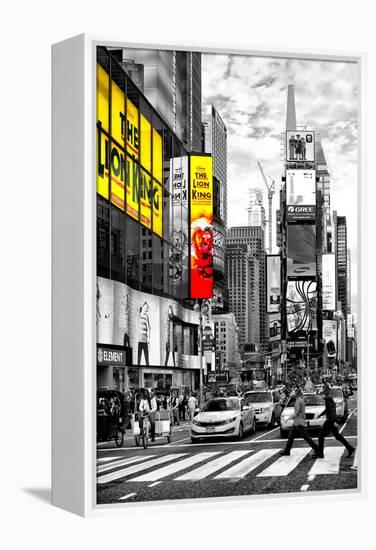 Safari CityPop Collection - Times Square Lion King-Philippe Hugonnard-Framed Premier Image Canvas