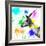 Safari Colors Pop Collection - Antelope IV-Philippe Hugonnard-Framed Giclee Print