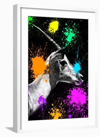 Safari Colors Pop Collection - Antelope Profile II-Philippe Hugonnard-Framed Giclee Print