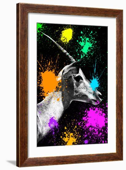 Safari Colors Pop Collection - Antelope Profile II-Philippe Hugonnard-Framed Giclee Print