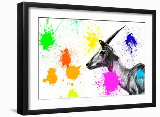 Safari Colors Pop Collection - Antelope Profile IV-Philippe Hugonnard-Framed Giclee Print