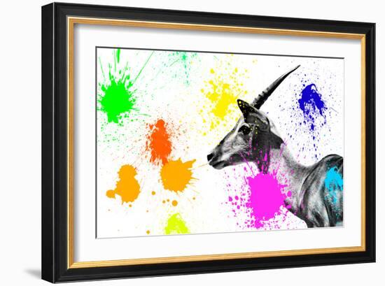 Safari Colors Pop Collection - Antelope Profile IV-Philippe Hugonnard-Framed Giclee Print