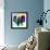 Safari Colors Pop Collection - Elephant II-Philippe Hugonnard-Framed Giclee Print displayed on a wall