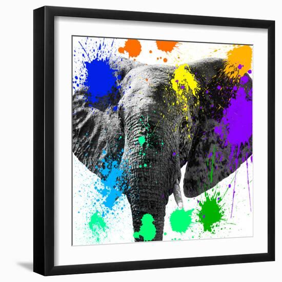 Safari Colors Pop Collection - Elephant II-Philippe Hugonnard-Framed Giclee Print