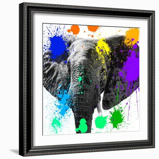 Safari Colors Pop Collection - Elephant II-Philippe Hugonnard-Framed Giclee Print