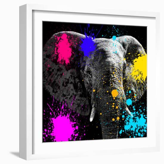 Safari Colors Pop Collection - Elephant III-Philippe Hugonnard-Framed Giclee Print