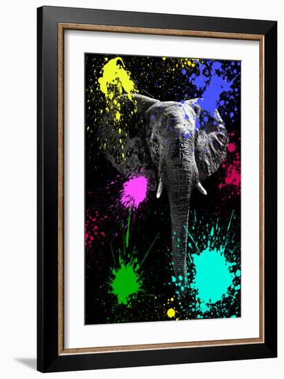 Safari Colors Pop Collection - Elephant V-Philippe Hugonnard-Framed Giclee Print