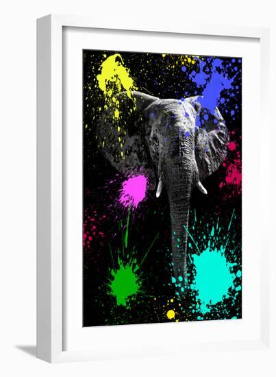 Safari Colors Pop Collection - Elephant V-Philippe Hugonnard-Framed Giclee Print