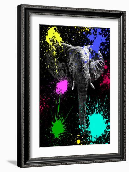 Safari Colors Pop Collection - Elephant V-Philippe Hugonnard-Framed Giclee Print