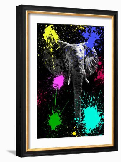 Safari Colors Pop Collection - Elephant V-Philippe Hugonnard-Framed Giclee Print