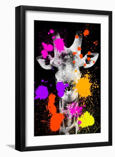 Safari Colors Pop Collection - Giraffe II-Philippe Hugonnard-Framed Giclee Print