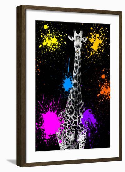 Safari Colors Pop Collection - Giraffe VII-Philippe Hugonnard-Framed Giclee Print