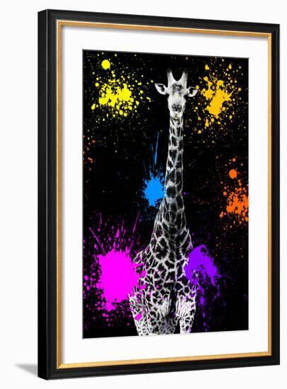 Safari Colors Pop Collection - Giraffe VII-Philippe Hugonnard-Framed Giclee Print