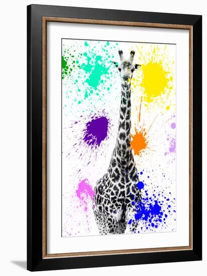 Safari Colors Pop Collection - Giraffe VIII-Philippe Hugonnard-Framed Giclee Print