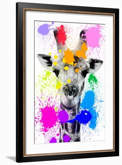 Safari Colors Pop Collection - Giraffe-Philippe Hugonnard-Framed Giclee Print