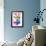 Safari Colors Pop Collection - Giraffe-Philippe Hugonnard-Framed Giclee Print displayed on a wall